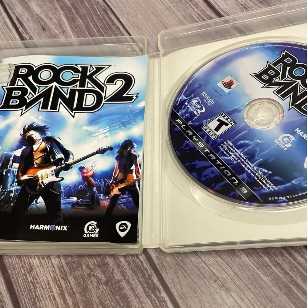 Rock Band 2 Sony PlayStation 3‎ PS3 Game EA Harmonix BLUS-30147 CIB Complete